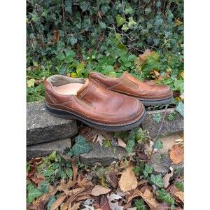 Dr Martens, Loafer, docs Slip On shoes, moc VTG Brown leather Mens 10 women's 11